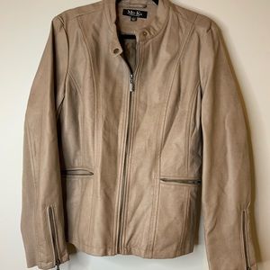 Mo-ka Ebele faux leather jacket